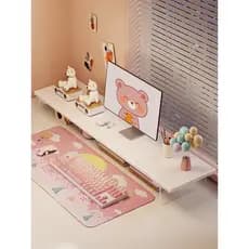 Rack elevado para computador, prateleira de mesa para sala de jogos, Base de exibição de posição de trabalho, suporte es