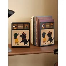 2 peças de Metal estantes prateleira grande livro clipe bookends estudantes usam suportes de livros retráteis armazename