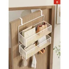 Atrás da porta gancho rack de parede pendurado roupas chapéu cabide rack de armazenamento de parede sem perfuração ferra
