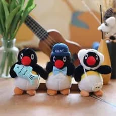 Novo Pinguim Brinquedo Presente Pingente Chaveiro Macio Figura Animal De Pelúcia Criativo Festival Suprimentos