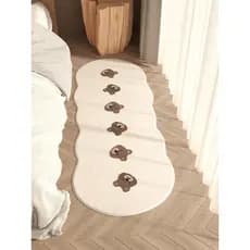 Simples ins imitação de caxemira dos desenhos animados cobertor cabeceira quarto Bay janela peitoril esteira Tatami vest