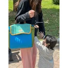 Ins coreano crianças mochila jardim de infância bebê mochila de viagem meninos meninas bordado saco do mensageiro crianç