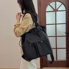 Leve mochila de grande capacidade feminina bolsa de viagem de curta distância estudante Casual All-match bolsa de ombro