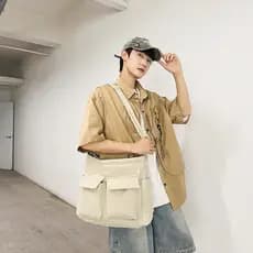 Ins Retro estilo ferramentas senhoras saco do mensageiro de alta qualidade leve bolsa de lona grande capacidade literári