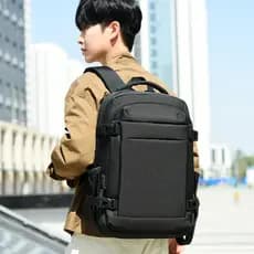 Mochila de grande capacidade multifuncional viagem mochila de negócios masculina mochila transfronteiriça Material à pro