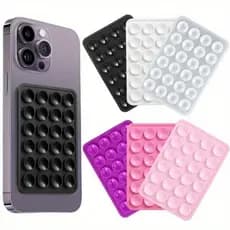 Montagem Da Caixa Do Telefone Ventosa Smartphone Cor Misturada Para O Espelho , Celular Adesivo Universal