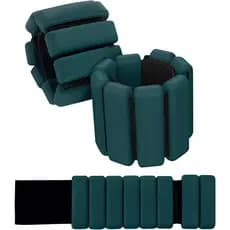 Pesos De Pulso E Tornozelo De Silicone Antiderrapantes Com 2 Pacotes (1 Lb Cada)-G Ajustável Resistente Ao Suor