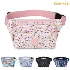 Bolsa De Peito Crossbody EBONIE , Feminina Colorida Com Vários Bolsos , Mochila Casual Estampa De Flores