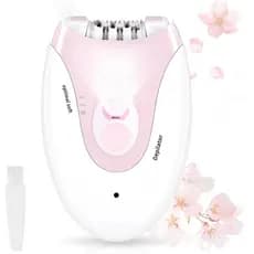 Epilador para Mulheres - Epiladores Faciais com 2 Velocidades e LED - Pinça Elétrica Sem Fio de Longa Duração para Remoç