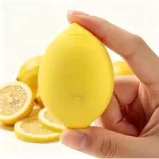 Massageador Little Lemon com 10 Modos, à prova d'água IPX6, massageador portátil com carregamento USB, compacto e silenc