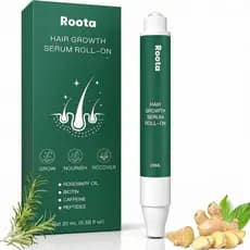Sérum Roll-On para Crescimento Capilar Roota, Roller para Crescimento Capilar Roota, Sérum Revitalizante para Cabelos Ma
