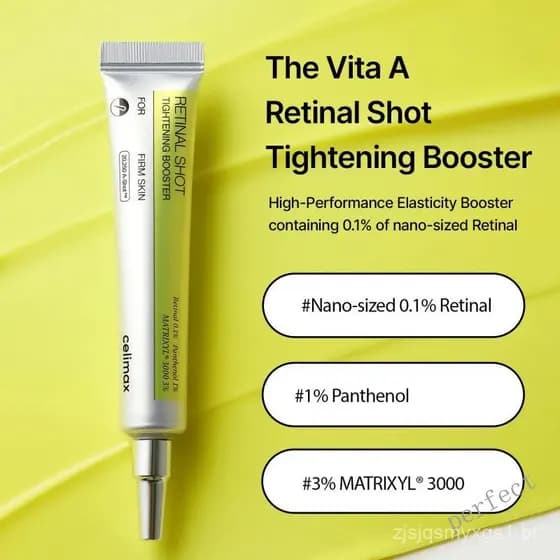 [Oficial Celimax] O Duo Reforçador de Firmeza Vita A Retinal Shot |   com Retinal, Matryxyl, Redutor de Poros, Rugas e L