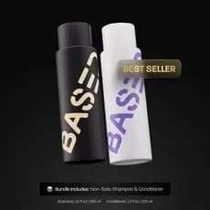 BASED Shower Duo |   Shampoo + Condicionador |   Limpeza Profunda, Hidrata, Acalma o Couro Cabeludo, Aumenta o Volume |