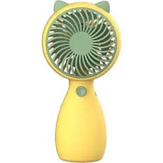 Ventilador Portátil de Mão, Mini Ventilador de Mesa com Cordão para Estudantes, Carregamento USB, Ventilador de Arrefeci