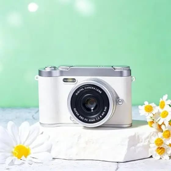 Câmera Digital , UHD 4K 64MP Apontar E Disparar Câmeras Digitais Com Cartão SD De 32 Gb Zoom 16X Anti-Vibração , Para Cr