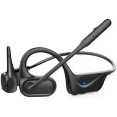 Fone de ouvido Bluetooth BANIGIPA com microfone, fone de ouvido aberto sem fio Bluetooth com cancelamento de ruído, Lapt