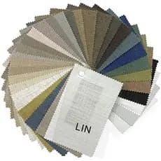 Manual de amostra de tecido para cortina de linho Frelement, padrão de cor de tecido, 31 cores, 1 peça