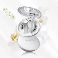 Kit De Cílios Magnéticos Macios WOSADO Com Apliques , [Orquídea] Finos Reutilizáveis Sem Cola De 22 Mm , Postiços Crueld