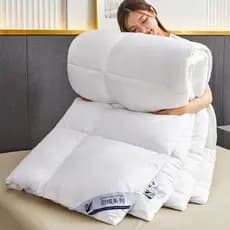 Colcha de algodão, colcha de veludo de plumas, colcha de algodão de seda, colcha quente e espessa, colcha de inverno, co