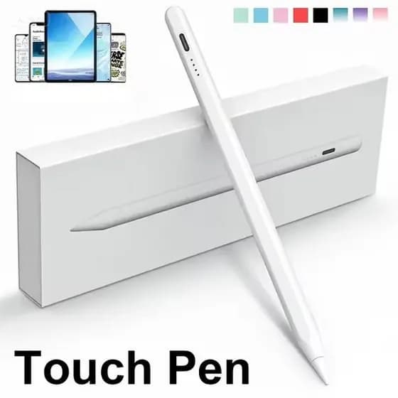 Caneta stylus universal para telefones e tablets iOS, caneta capacitiva para tela sensível ao toque, caneta Apple para i