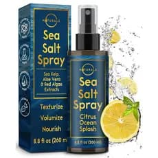 ONaturalsSprayDeSalMarinhoParaHomens-8oz,CitrusOceanSplash-ProdutoParaTexturizarEDarOndasNoCabelo