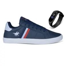 Sapatênis Masculino Polo Energy 3279 Lançamento + Relógio