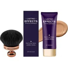 Corretivo Corporal de Cobertura Perfeita, Corretivo para Toda a Pele com Pincel de Maquiagem Corporal Extra Grande, Maqu