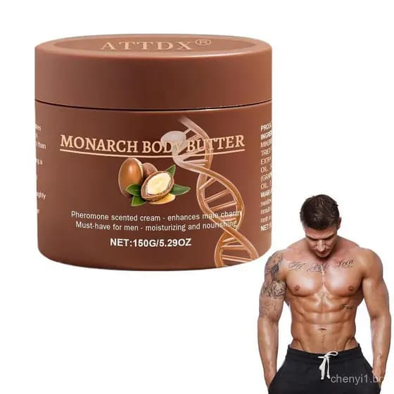 Creme com Aroma de Feromônios, Manteiga Corporal para Homens, Manteiga Corporal com Colônia para Homens, Manteiga Corpor