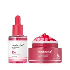 [medicube Oficial] TXA + Niacinamida Glow Duo |   Ácido Tranexâmico, Niacinamida, Tom de Pele Irregular, Cuidados com a