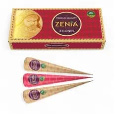 Zenia (conjunto de 3 peças) tintura capilar de henna 100% natural, bastão de tintura capilar, castanho-avermelhado escur