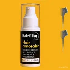 Corretivo Capilar Hairfillup, Corretivo Capilar Hair Fillup Preto 50ml, Corretivo à Prova d'Água, Creme Corretivo para P