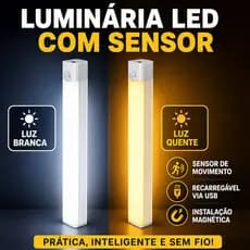 20/30/50cm Smart Luminária Inteligente Ultra LED com sensor de movimento sem fio Recarregável USB para Baixo do Armário