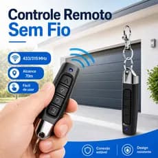 4 em 1 Controles de Portão Eletrônico Kit 3 Controle 433MHz reposição portão eletrônico alarme automotivo