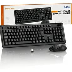 Combo Teclado E Mouse Sem Fio Avançado, Usb De 2.4G Receptor, Com Teclado Numérico E Mouse Sem Fio, Para Pc、windows、macs