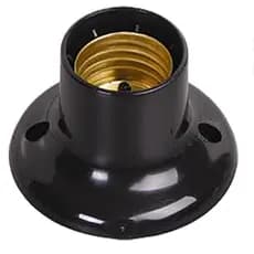 Soquete Fixo Nylon 2A 150W 250V Branco