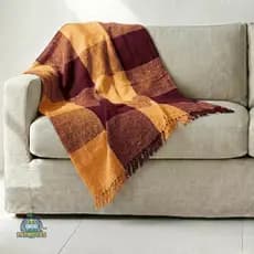 Kit 2 Mantas Decorativa Para Sofá Gigante Luxo 110x220cm Moderna 100% algodão