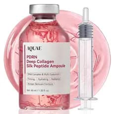 Sérum de Peptídeos Rosa PDRN em Promoção – Um complexo de colágeno profundo e ácido hialurônico, auxilia na hidratação,