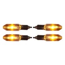 Kit 4 Piscas Led Modelo Twister 250 - compatível Cg 160 Titan Start Fan - Rosca Parafuso LOJAAGORA