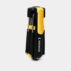 Jogo De Chaves Fenda E Phillips 8 Em 1 Com LED Multifuncional Profissional
