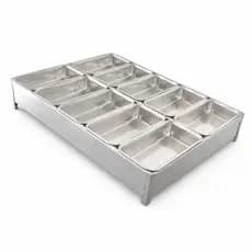 Pizzarola 10 Cubas 750ml Profissional Para Cozinha Porta Condimentos