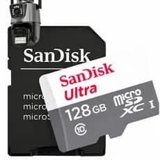 Cartões de Memoria 128GB Original Para Celular Câmera Wifi MicroSD SDK Classe 10 Ultra