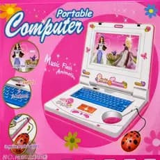 Laptop Infantil Musical Rosa - Música, Luzes e Criatividade em um Design Compacto