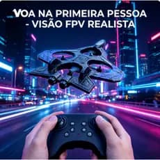 DLI Avião RC de Combate em Espuma, Super Resistente, Bateria Recarregável, 2.4GHz 4 Motores