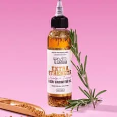 Pronto para Envio: Óleo Capilar de Crescimento Extra Forte com Alecrim e Feno-grego 4oz - Óleo de Crescimento com Ervas