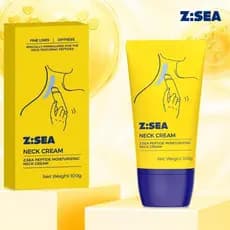 Pronto para Envio: Creme Hidratante para Pescoço ZSEA Peptide 100g - Esqualano Vegetal para Linhas Secas, Fórmula Líquid