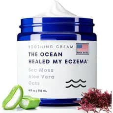 TheOceanHealedMyEczema&hingEczemaCream - Creme Hidratante e Nutritivo para Psoríase com Musgo Marinho e Aveia Coloidal -