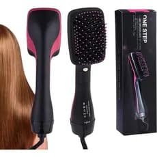 Promoção Imperdível: Secador e Modelador de Cabelo 2 em 1, Escova Alisadora e Secadora de Cabelo em um só passo, Secador