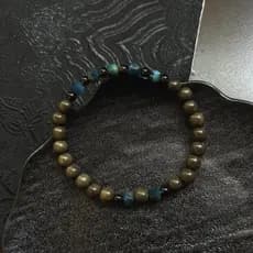 Estrela cortina Original novo chinês azul tigre olho de madeira grânulo corda simples Retro Mori estilo sombrio de madei