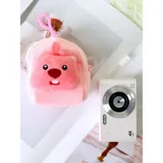 Adequado para bolsa de armazenamento de câmera CCD desenho animado fofo bolsa pequena para câmera de estudante bolsa de