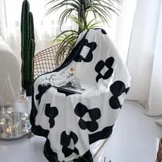 Nordic ins estilo simples Casual cobertor escritório Nap cobertor pequeno verão estilo fino almoço Break cobertor sofá c